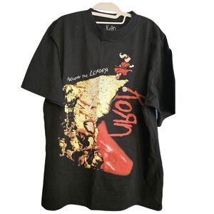 Korn Follow The Leader Graphic T Size Large NWOT
